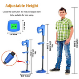 Kids Metal Detector MD-1011 Treasure Hunting Metal Detector for kids With Accessories
